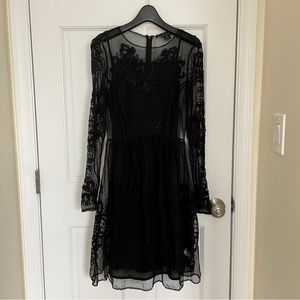 French Connection Black Cocktail Dress